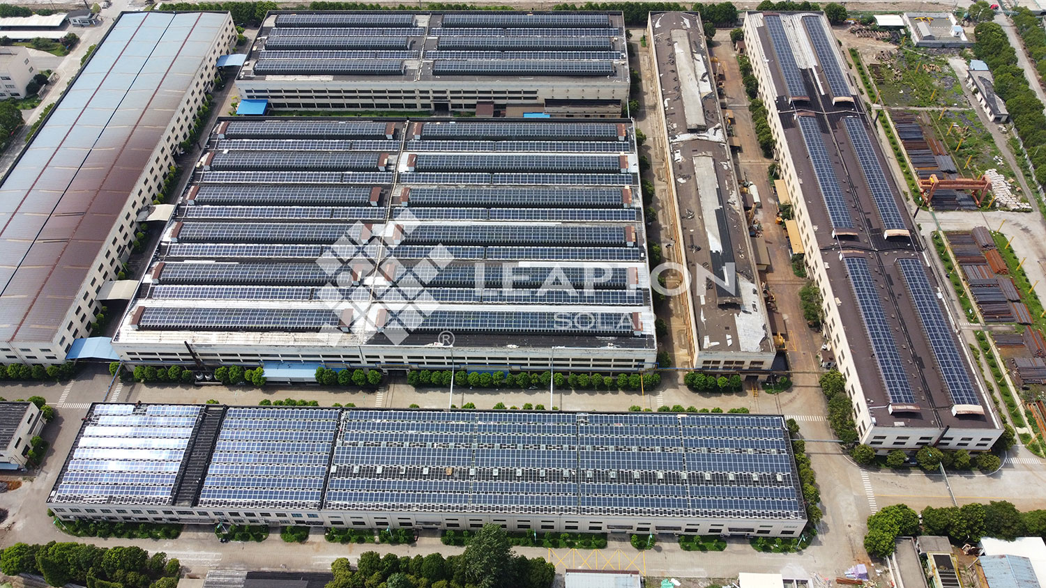Leapton completed a 3.1MW of rooftop soalr project in China