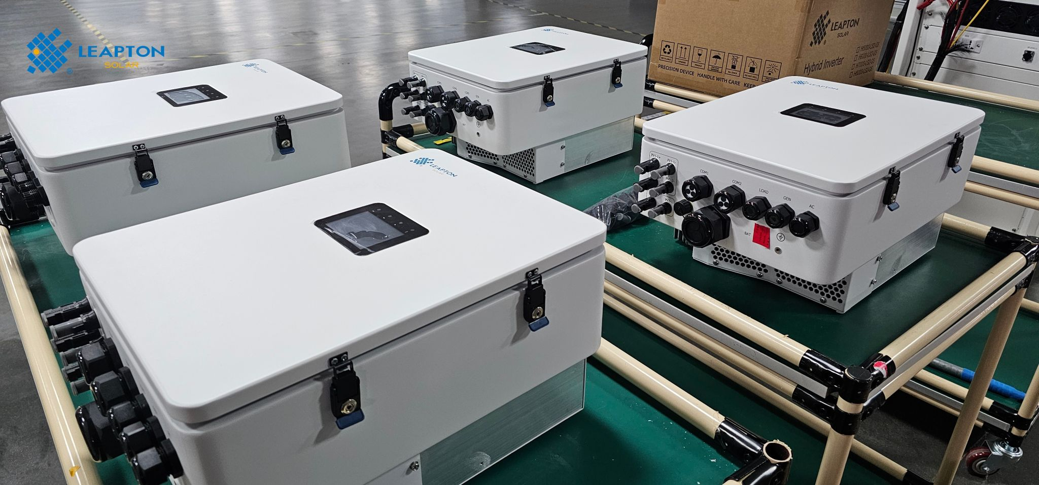 Leapton Energy 8kW Inverters Upgraded with Integrated Display Screens